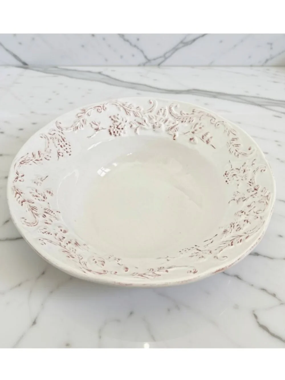 Tuscan-Style Ceramic Serving Bowl